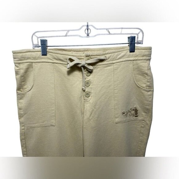 Vintage Disney Mickey Mouse Embroidered Pants Size M | 100% Cotton | Y2K Casual - Picture 3 of 8